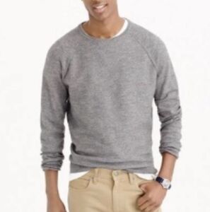 J. Crew Slim Rugged Cotton Crewneck Sweater